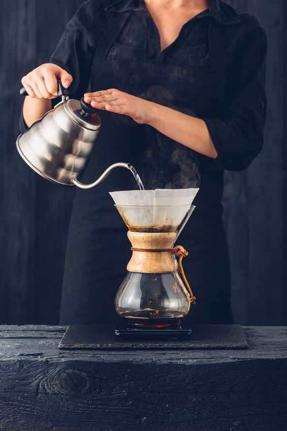 Kettle with the Chemex