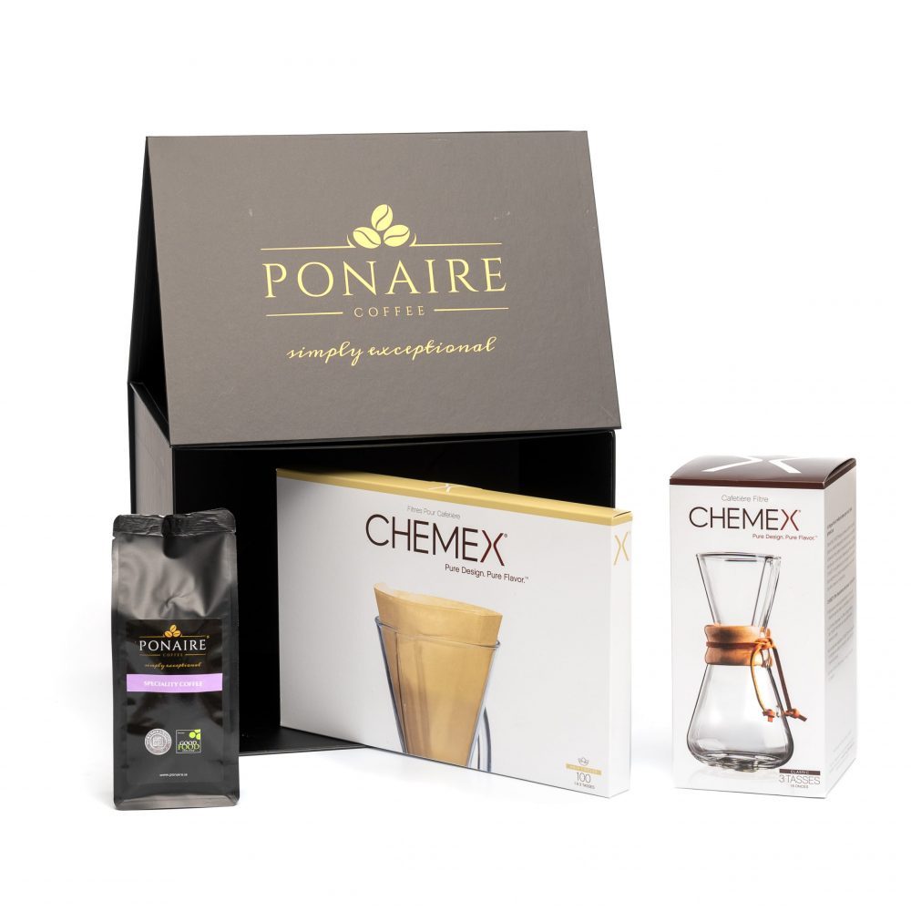 3 Cup Chemex Coffee Brew Gift Set