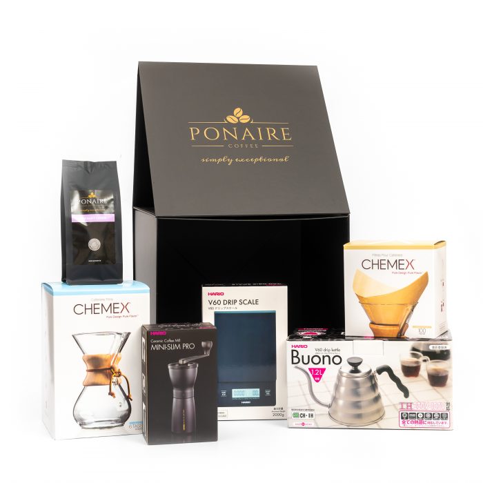 Chemex Coffee Bundle with Grinder and Kettle